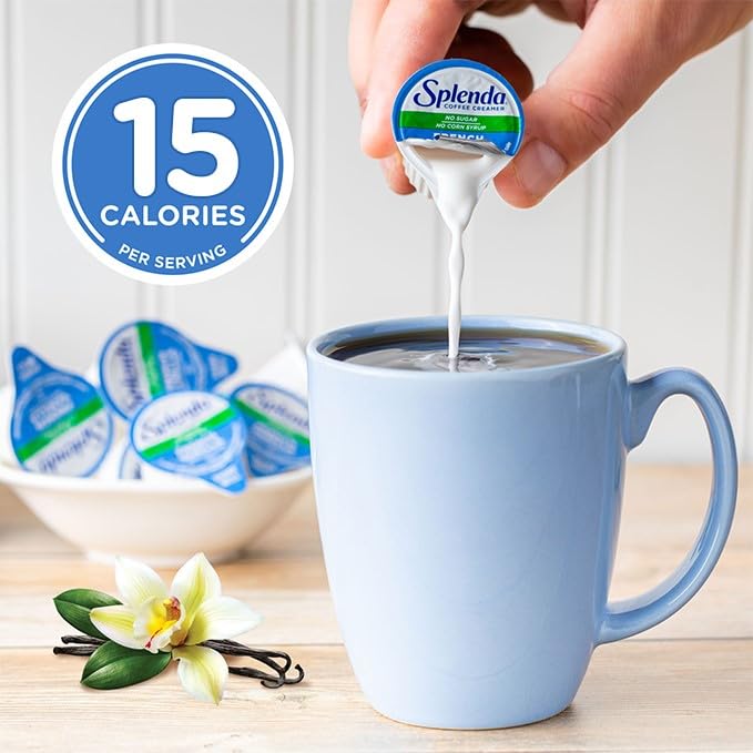 SPLENDA Single Serve Coffee Creamer Cups, Sugar Free French Vanilla, 180 Count