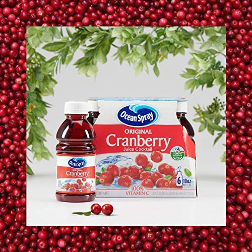 Ocean Spray Cranberry Cocktail Juice Drink | Pack of 12 | 10 Ounce Bottles | 60 Fl Oz Total