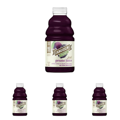 R.W. Knudsen Organic Just Prune Juice, 32 fl oz (Pack of 4)