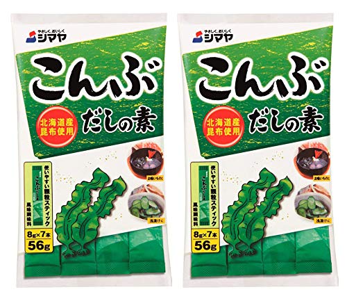 SHIMAYA Kombu Dashi Powder (Vegetarian Soup Stock) 1.9 oz (7 packets)