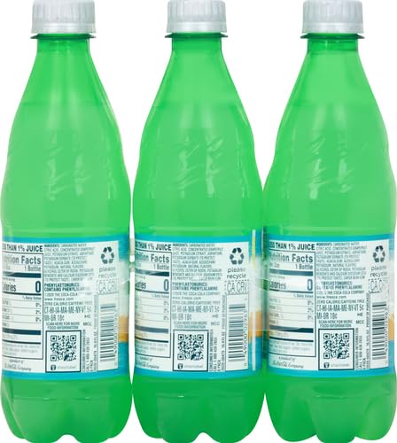 Fresca Grapefruit Citrus Sparkling Soda Water | Bottles | 16.9 fl oz | 12 Pack