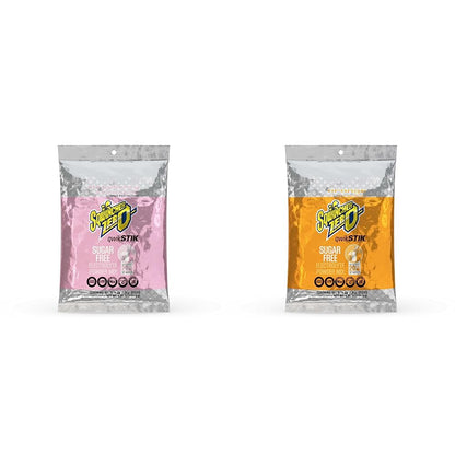 Sqwincher Zero Qwik Stik Sugar Free, Strawberry Lemonade & Orange Flavor, .11 oz (Pack of 50)