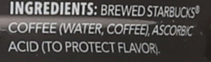 Starbucks Medium Roast Iced Coffee, Black Unsweetened, 48 Fl Oz Bottle