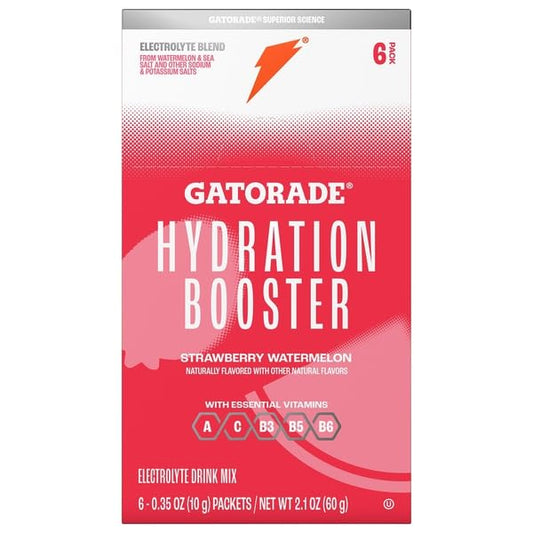 Gatorade, Hydration Strawberry Watermlon Drink Mix, 6 Count