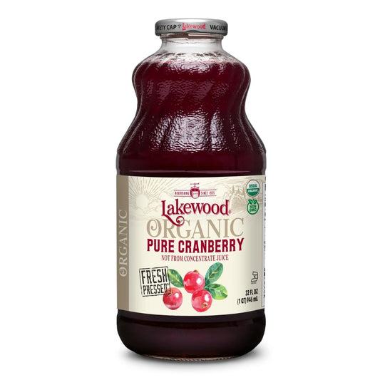 Lakewood Organic Cranberry Juice, 32 Fl Oz