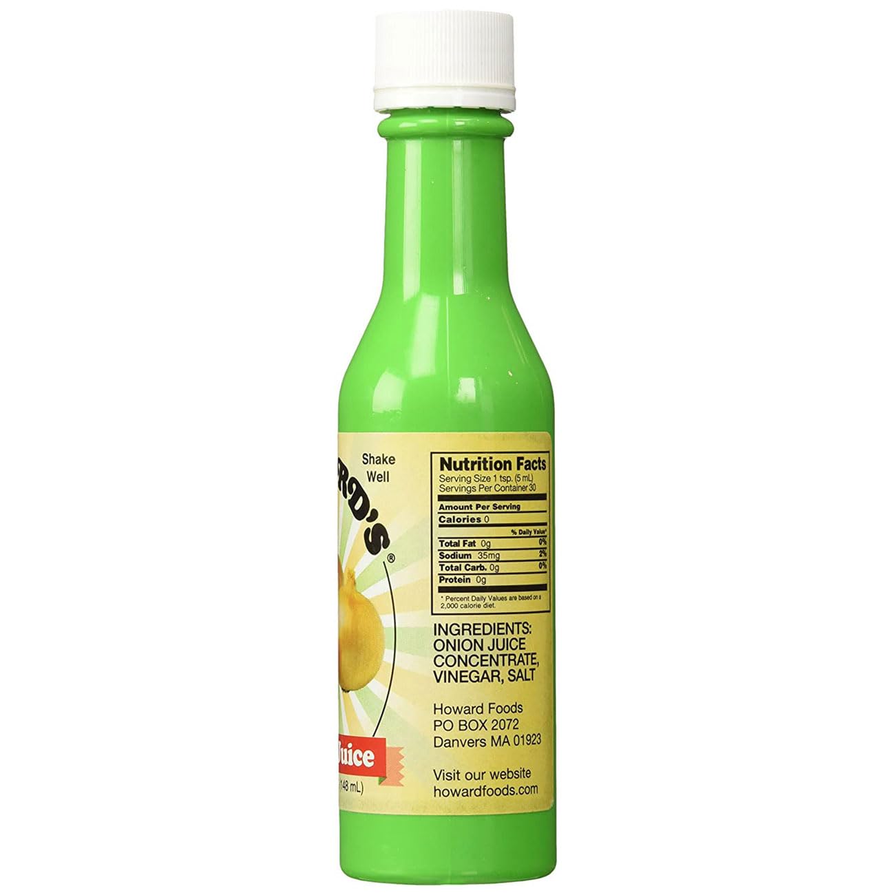 Howard’s Onion Juice, 5 fl oz | Pure Liquid Onion Seasoning | All-Natural Flavor Enhancer for Cooking, Marinades, Dressings & Sauces | No Artificial Preservatives