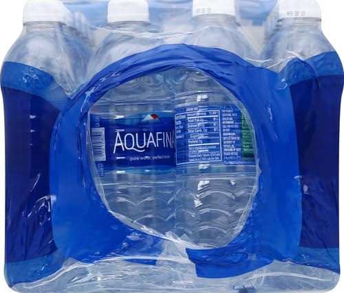 Aquafina Water, Purified, 16.9 Fl Oz (Pack of 24)
