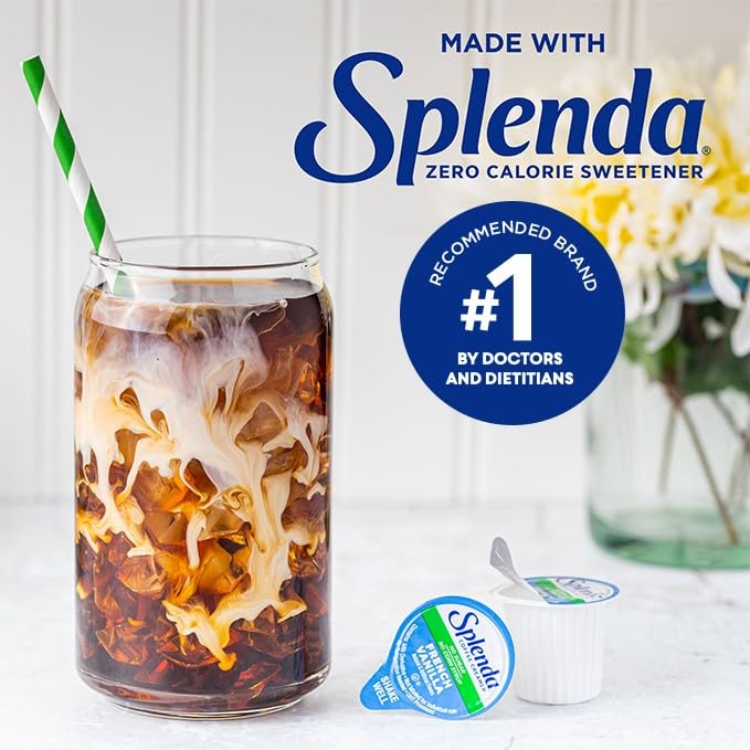 SPLENDA Single Serve Coffee Creamer Cups, Sugar Free French Vanilla, 180 Count