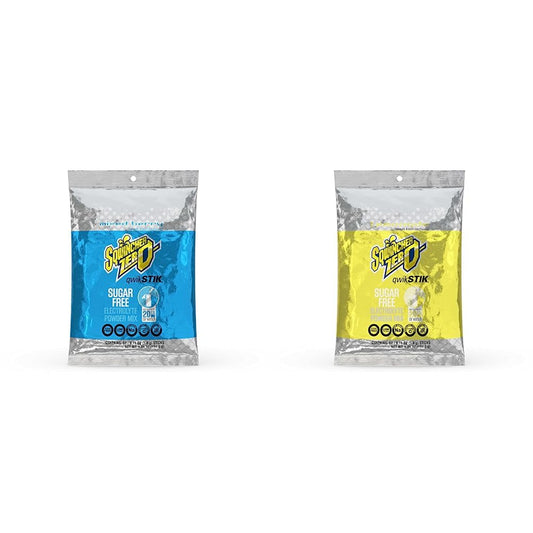 Sqwincher Zero Qwik Stik Sugar Free Mixed Berry and Lemonade Flavor Electrolyte Hydration Drink Mix (50 Count)