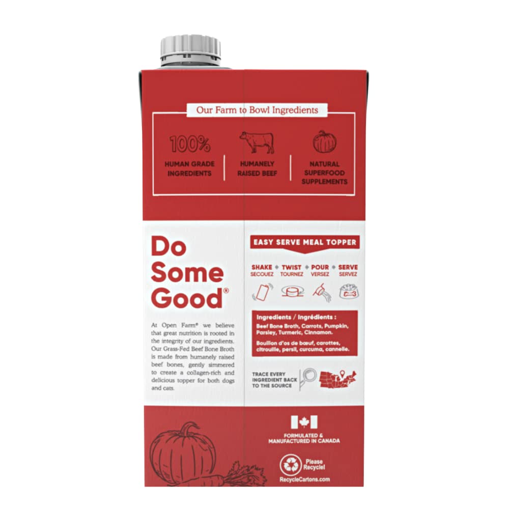 Bone Broth for Cats with Grass-Fed Beef by Open Farm