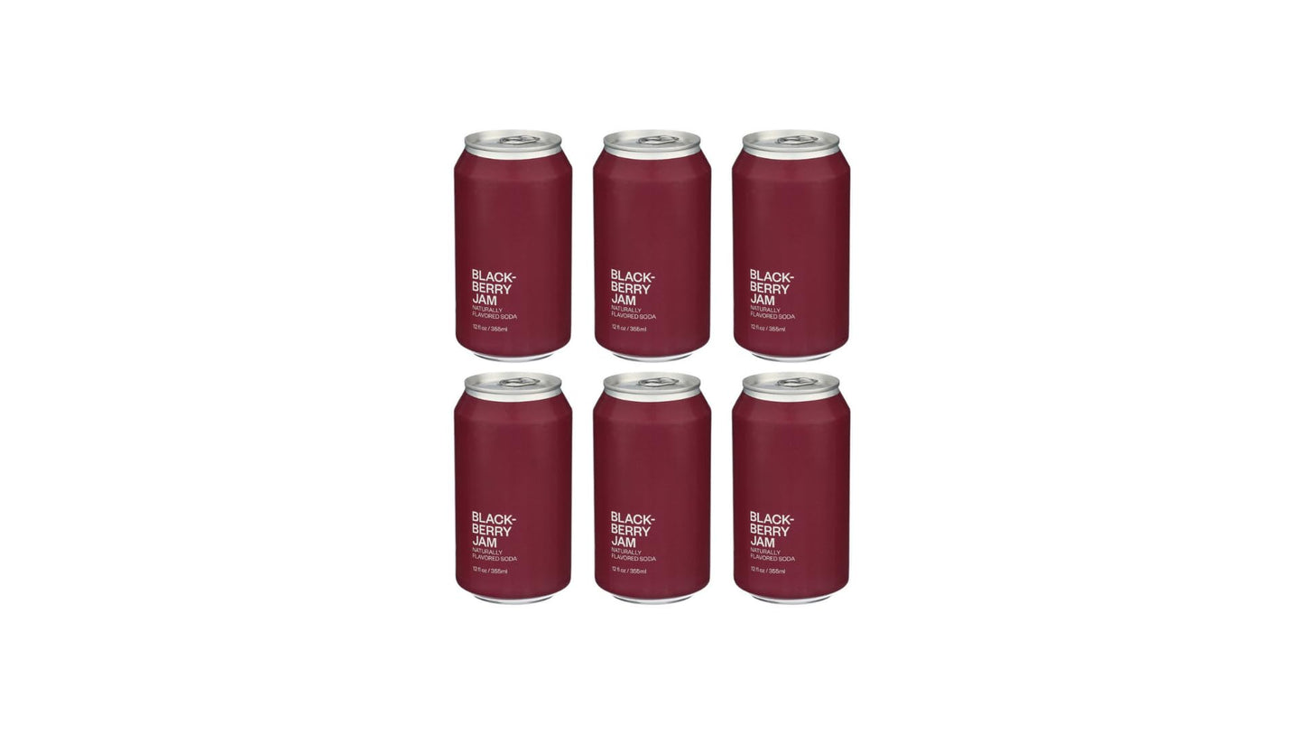 generic United Sodas Of America Soda Blackberry Jam, 12 FO 6 Pack