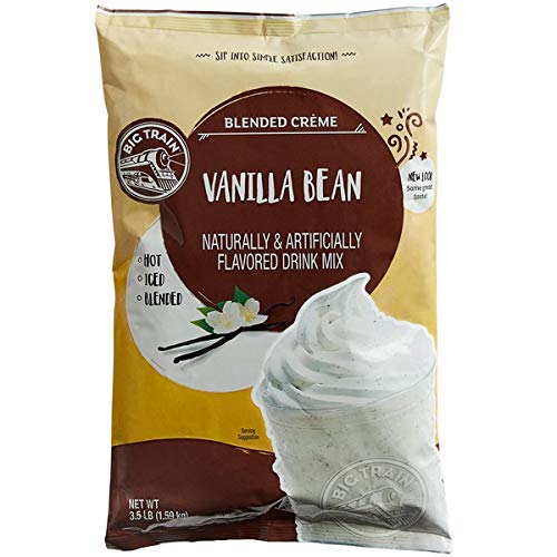 Big Train Blended Ice Coffee Caramel Latte 3 Lb 8 Oz (1 Count), Powdered Instant Coffee Drink Mix, M