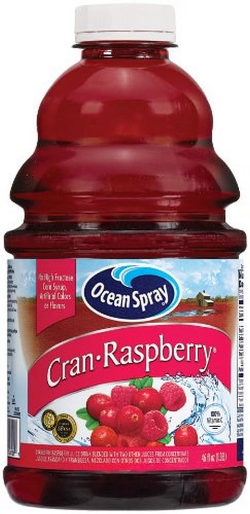 Ocean Spray Cranberry Raspberry Juice, 46-Ounce Bottles (Pack of 8)