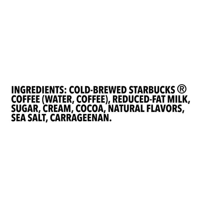Starbucks Cold Brew Coffee Chocolate Cream 40oz