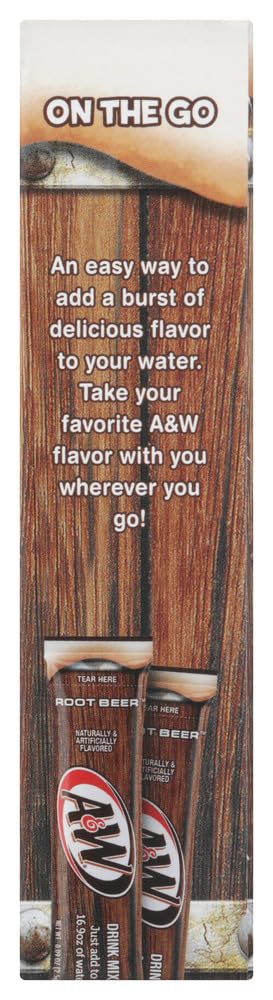 A&W Root Beer Caffeine/Sugar Free Classic On-the-Go Drink Mix Packets - 1 Box (6 pks)