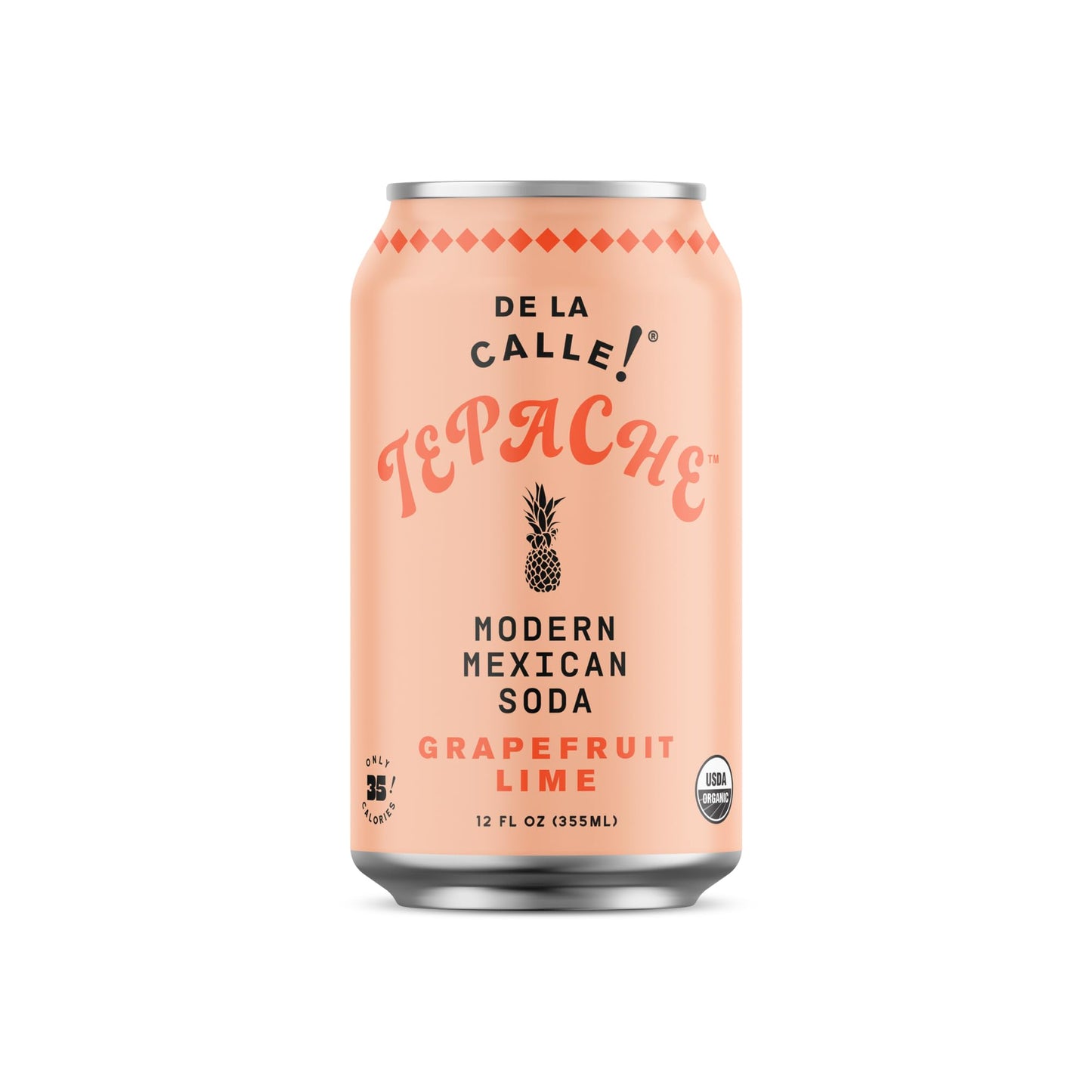 De La Calle, Tepache Grapefruit Lime Paloma Organic, 12 Fl Oz