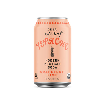 De La Calle, Tepache Grapefruit Lime Paloma Organic, 12 Fl Oz