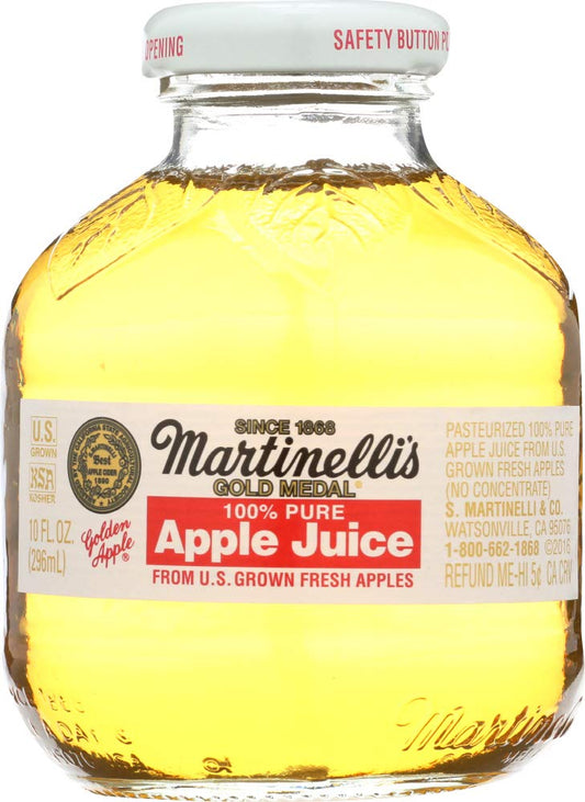 Martinelli Juice, Apple, Gold Medal 10.0 FO(Pack of 12)