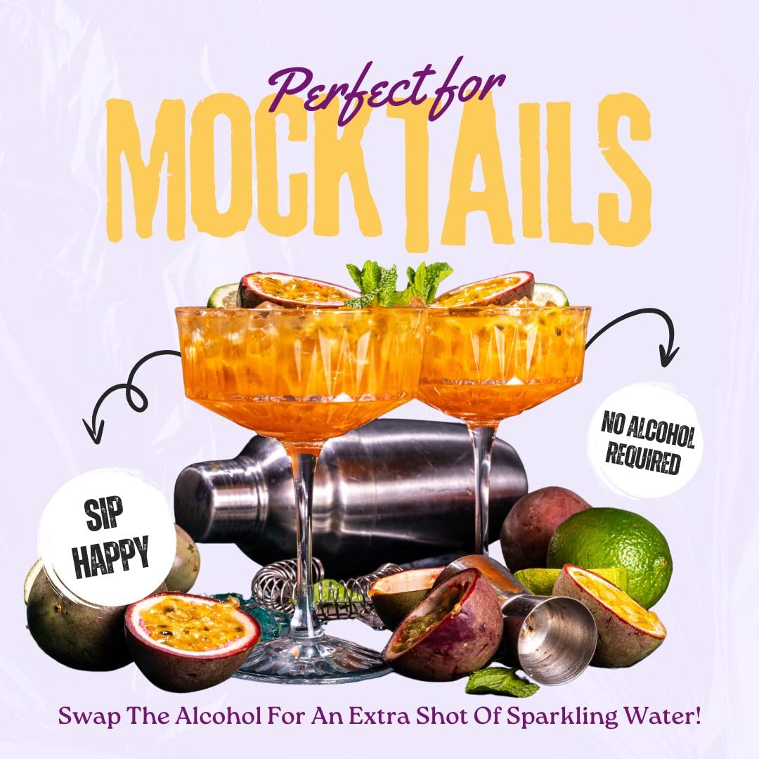 Maud's Mixers Passion Fruit Mai Tai Cocktail Mix, 14 ct, Mocktail Non-Alcoholic Drinks - Made with Real Fruit and Agave - Low Calorie, Low Sugar, Easy to Mix