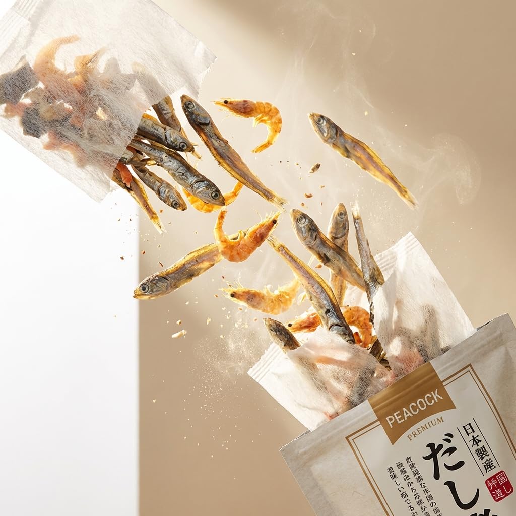 Benepisyo Korean Anchovy & Seafood Dashi Packets – Tea-Bag Style Soup Base for Authentic Stews & Noodle Soup – Rich Umami Flavor – 8 Count 이마트 EP상품 멸치해물 국물 육수용 다시팩