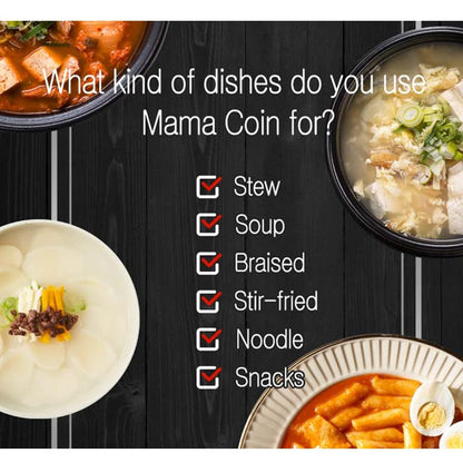 TOJONGHERB mama coin soup base tablet/Korean seafood broth tablet/ 4.03oz / 0.14oz X 30Tablets/ Seafood vegetable stock/anchovies