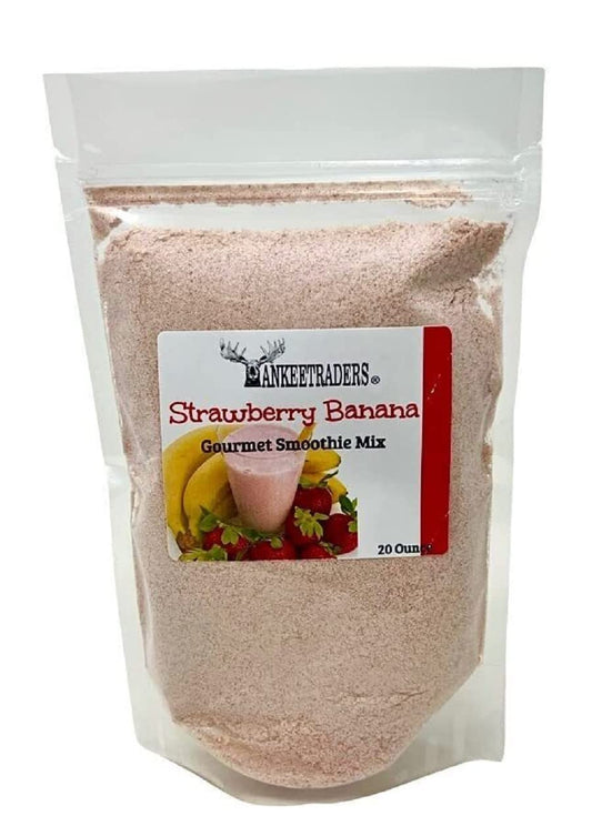 YANKEETRADERS Smoothie Drink Mix, Strawberry Banana, 5, 20 Oz. Packs (6.25 Pound)