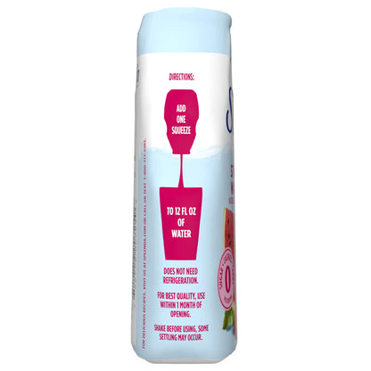 SPLENDA Liquid Water Enhancer Drops, Sugar Free, Zero Calorie, Natural Flavor, Concentrated Drink Mix, 3.11 Fl Oz Each Bottle (Strawberry Watermelon Clear, 2 Pack)