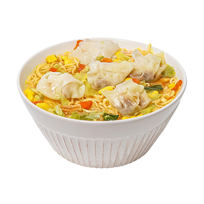 Maruchan Wonton Ramen Bowl, Chicken Flavor – Japanese-Style Instant Noodle Soup, Microwaveable Easy Meal – 3.69 Oz. (6 Pack)
