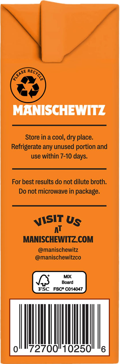 Manischewitz Chicken Broth 17oz (3 Pack), Rich Flavor | Kettle Cooked & Slowly Simmered | Certified Kosher