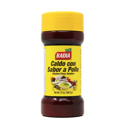Badia Chicken Flavor Bouillon, 12 oz – Rich Natural Savory Seasoning for Soups, Rice, Stews & Marinades