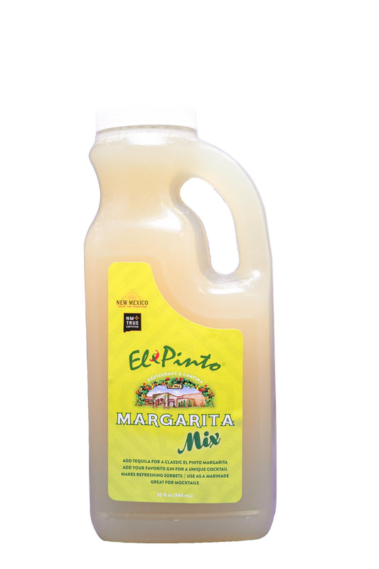 El Pinto Margarita Mix, Classic Lime Flavor, 32 FL OZ, No Preservatives, Perfect for Cocktails, Mocktails, Marinade