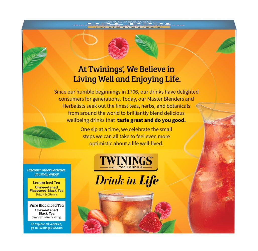 Twinings, Tea Iced Lemon, 72 Count