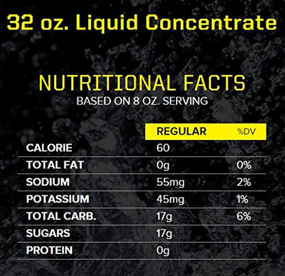 Sqwincher Liquid Concentrate Electrolyte Replacement Beverage Mix, 2.5 gal, Fruit Punch 020225-FP (Pack of 12)