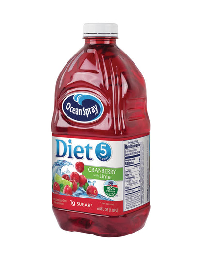 Ocean Spray® Diet Cranberry with Lime Juice Drink, 64 Fl Oz Bottle
