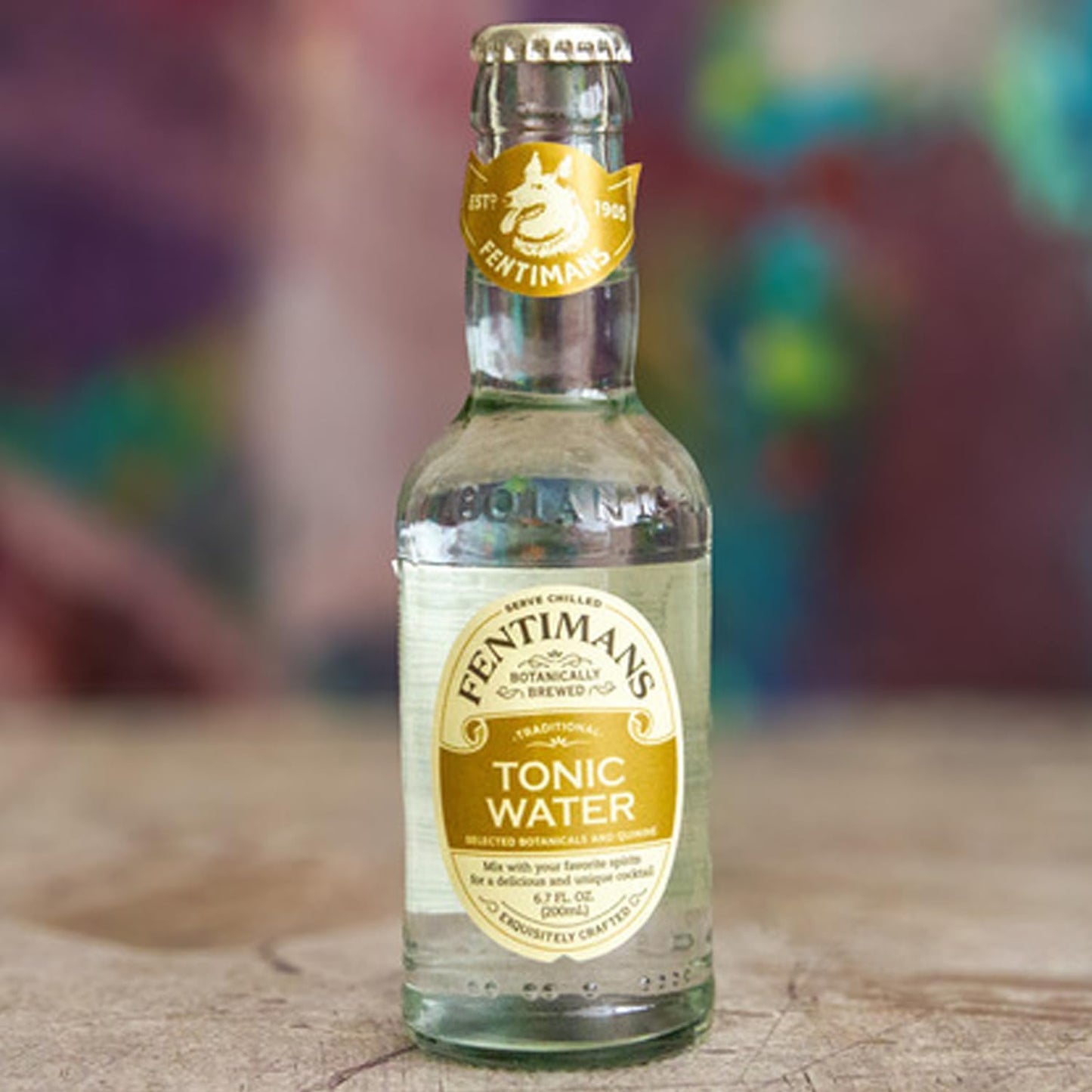 Fentimans Botanically Brewed Natural Tonic Water, 6.7 fl oz Bottles – Premium Mixer for Cocktails & Refreshing Drinks