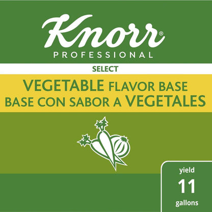 Knorr Professional Select Vegetable Base Bouillon, Vegetarian, Gluten Free, No added MSG, 1.82 Pound (Pack of 6)