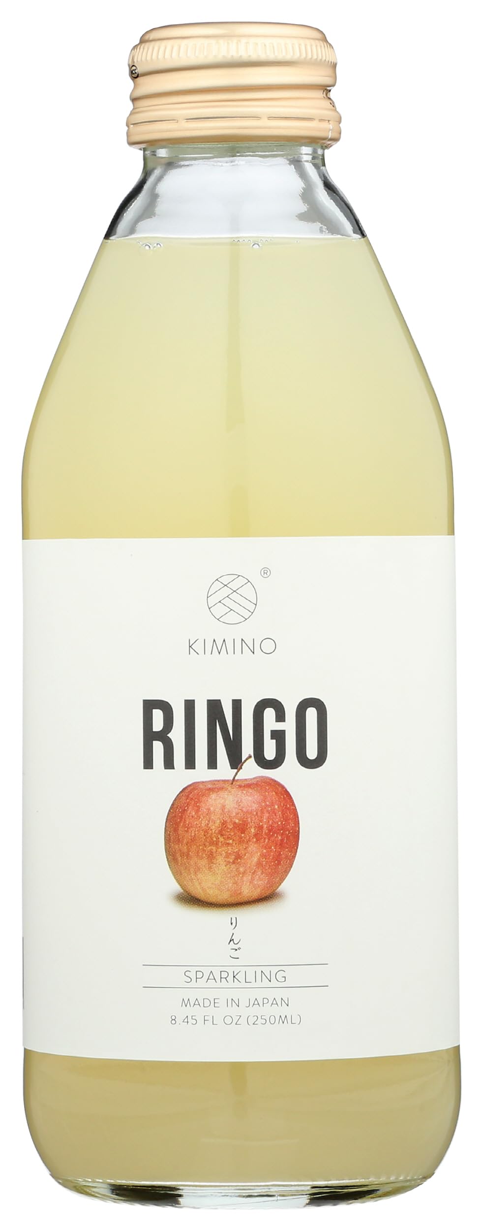KIMINO DRINKS Sparkling Apple Juice, 8.45 Fl Oz