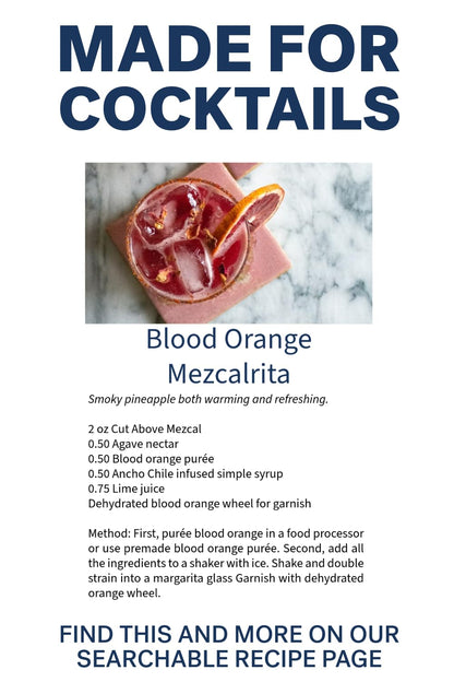 CUT ABOVE Zero Alcohol Mezcal | Award Winning Premium Non-Alcoholic Spirit for Alcohol Free Cocktails | 25.4 fl. oz. (750mL)