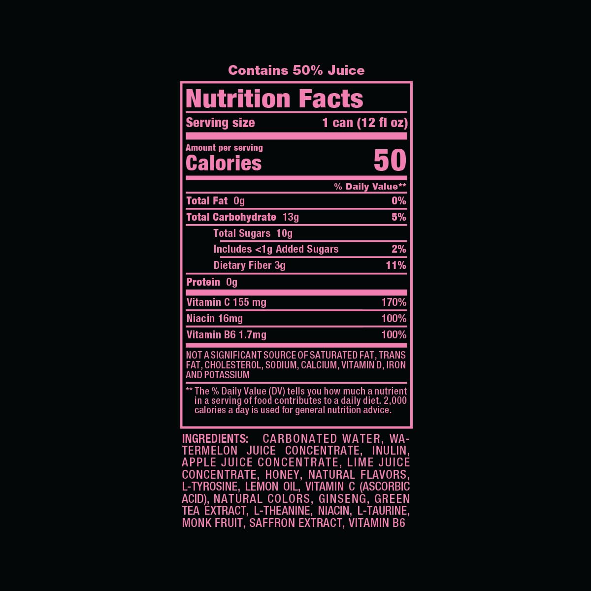 Illicit Elixirs - Sparkling Juice Mocktails with Real Fruit Juices and Functional Amino Acid Blend that Supports Dopamine Production - Non-Alcoholic & Caffeine Free (12 Pack, Watermelon Thirst Trap)