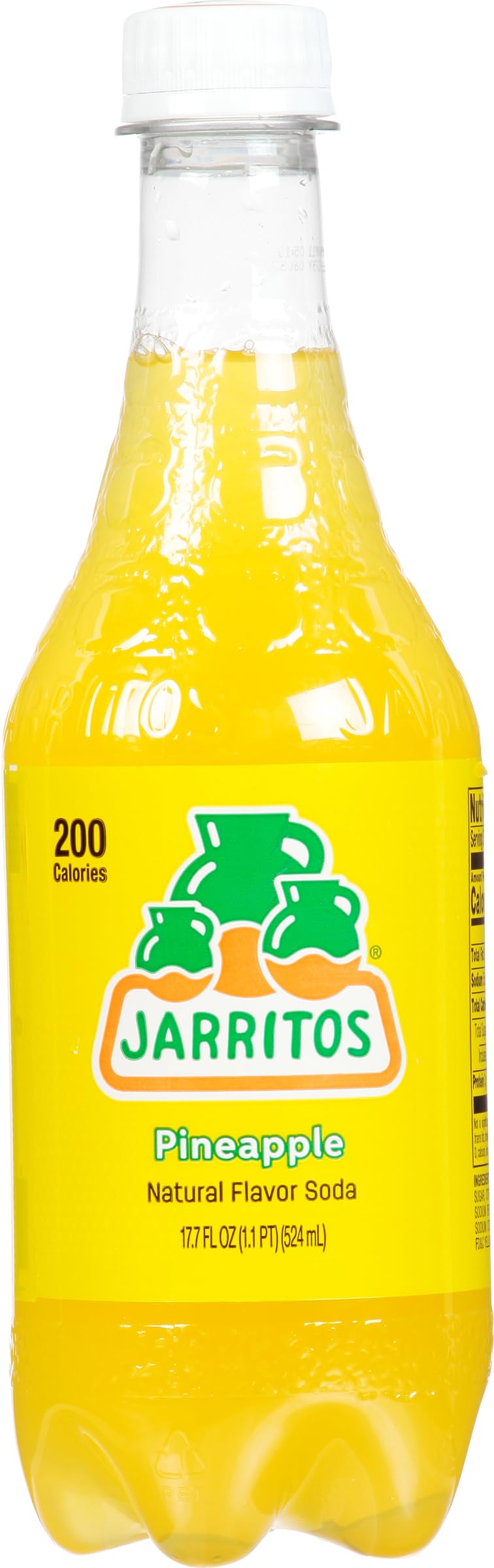Jarritos, Pineapple Pet Bottle, 17.7 Fl Oz