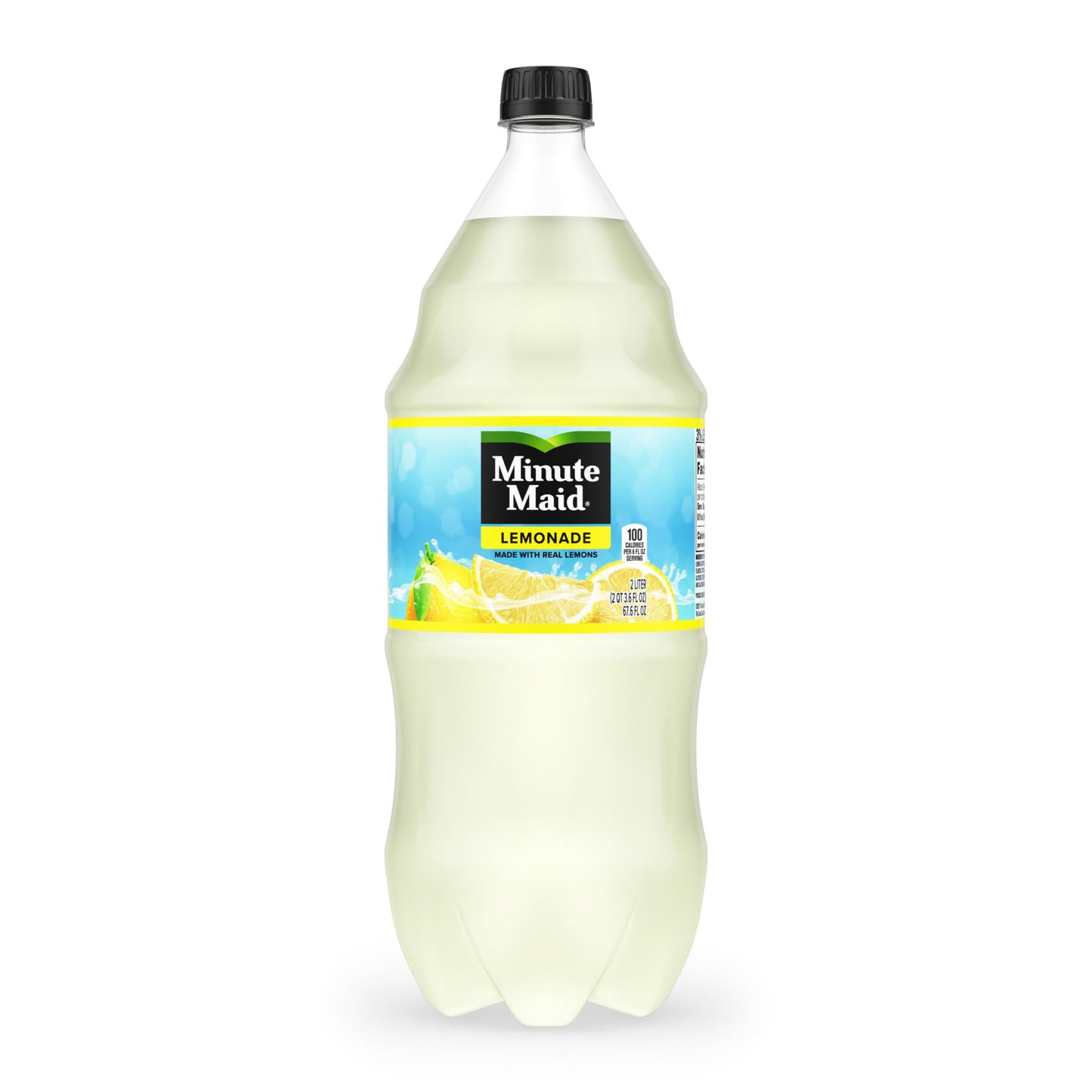 Minute Maid, Lemonade Made With Real Lemons, 2 Liters Bottle