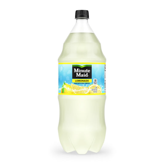 Minute Maid, Lemonade Made With Real Lemons, 2 Liters Bottle