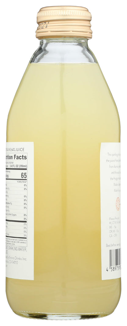 KIMINO DRINKS Sparkling Apple Juice, 8.45 Fl Oz