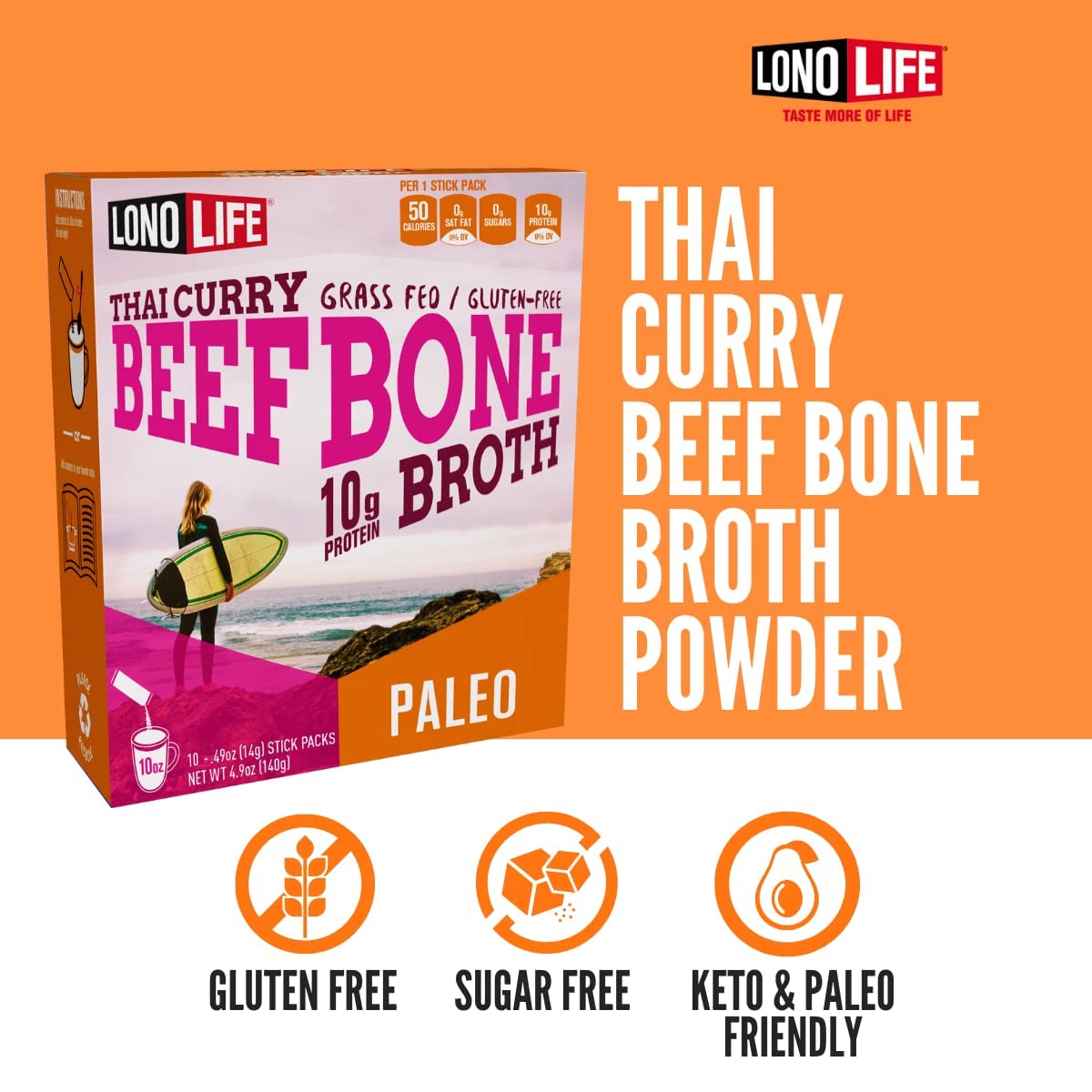 Save on select Lonolife Flavored Beef Broths!