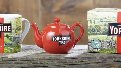 Yorkshire Tea, Red, Black Tea, Pillow Tea Bags, 160 Count (Pack of 1), Refreshing, Satisfying, and Strong, Classic British Breakfast Blend, Caffeinated, Enjoy Hot or Iced, 160 Teabags