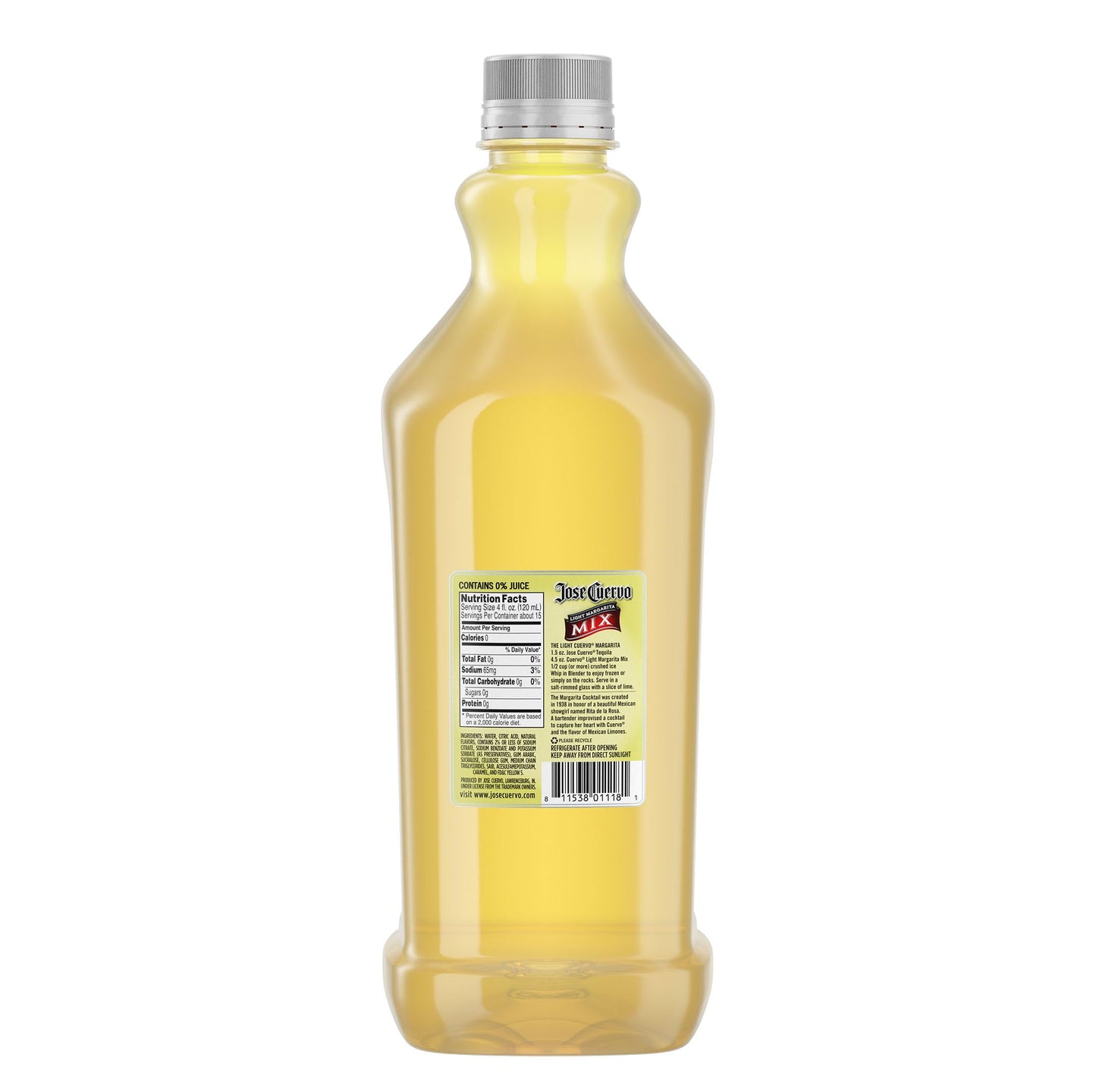 Jose Cuervo Classic Lime Light Margarita Mix, 59.2 fl oz