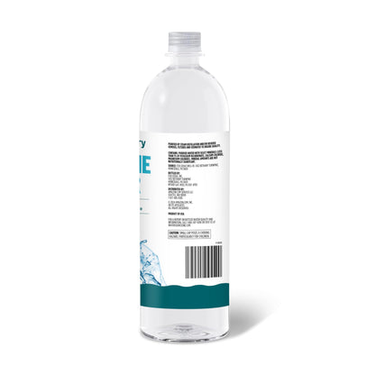 Amazon Grocery, Alkaline Water, 8.5 pH Purified Water with Electrolytes, 33.8 Fl Oz, 1L, Pack of 12