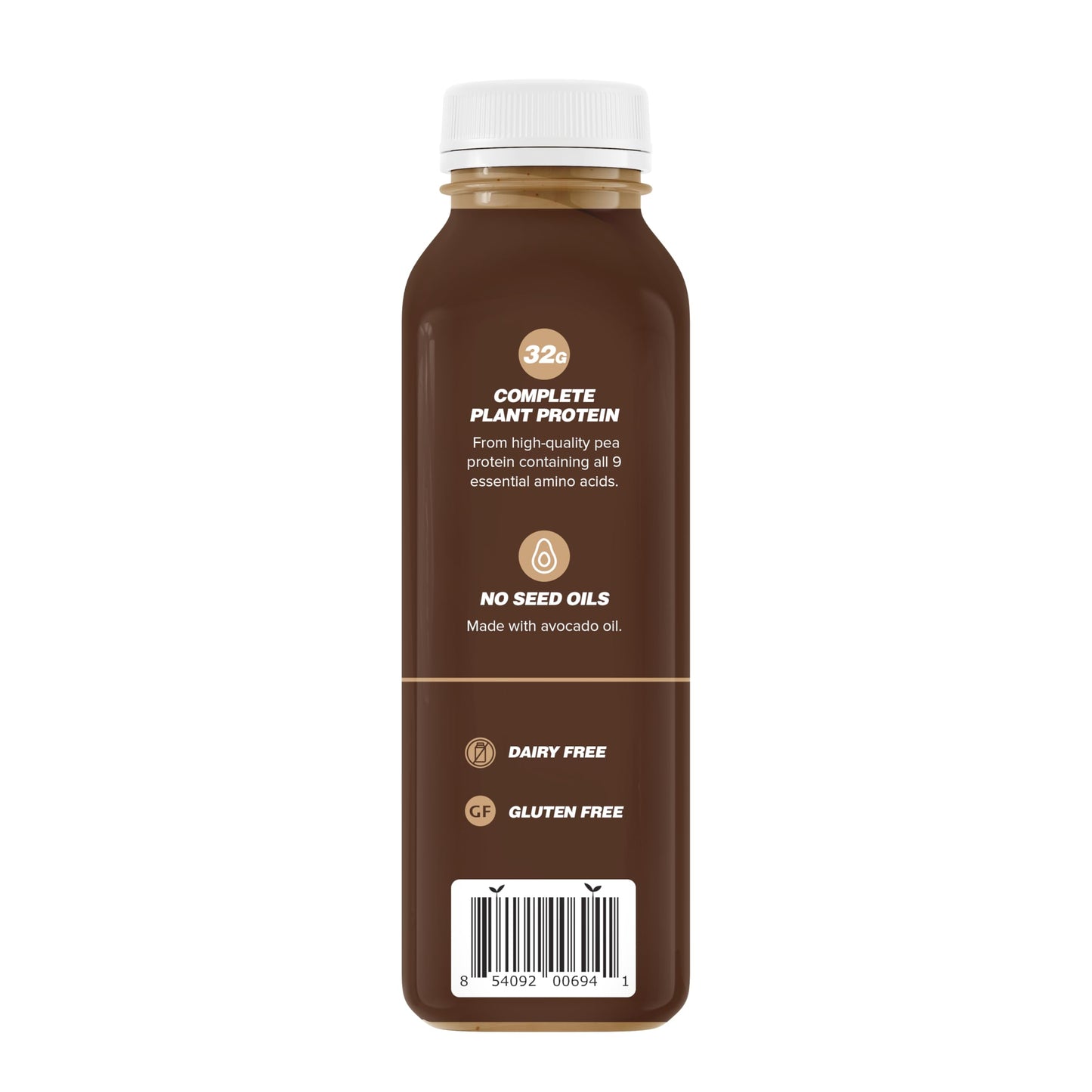 Koia Elite - Chocolate - 32g Protein - Ready To Drink Plant Protein Shake - Low Sugar, Dairy Free, Gluten Free, Soy Free, Non GMO, Kosher, Vegan (12 Fl Oz)