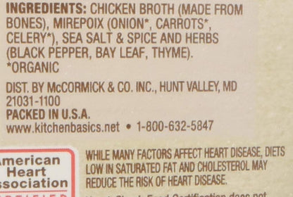 Kitchen Basics Original Chicken Bone Broth (Keto Friendly), 32 fl oz (Pack of 4)