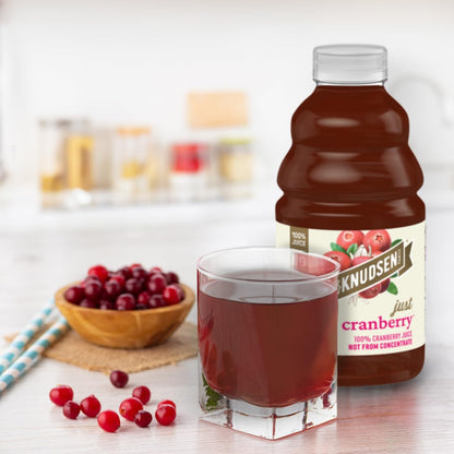 R.W. Knudsen Cranberry Juice Not from Concentrate, 32 fl oz (Pack of 1)